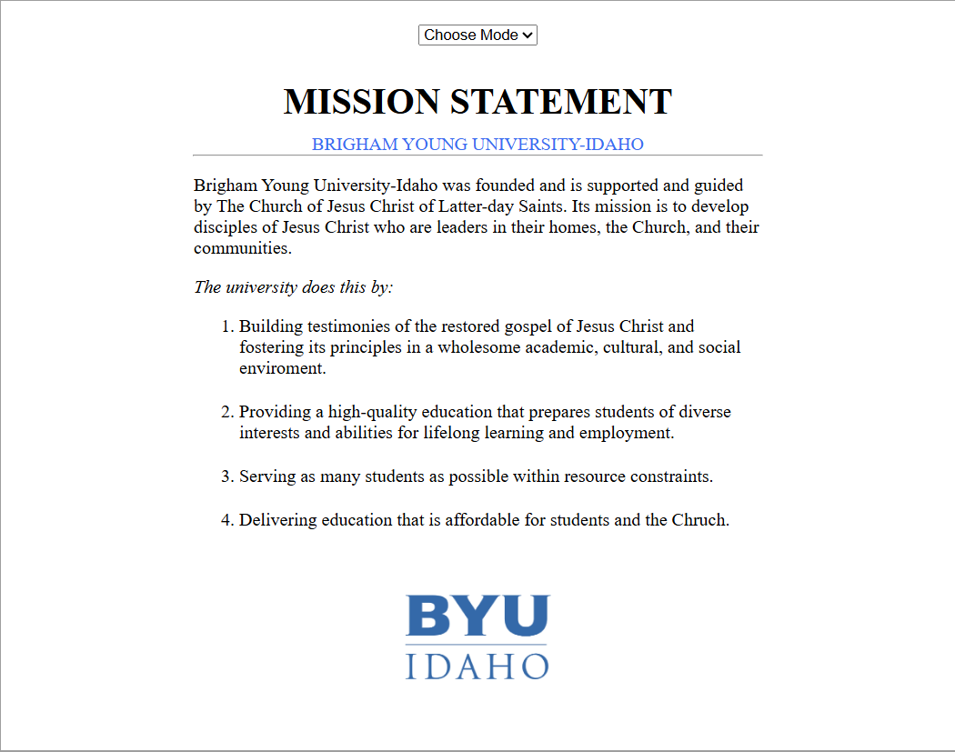 Mission Statement 2